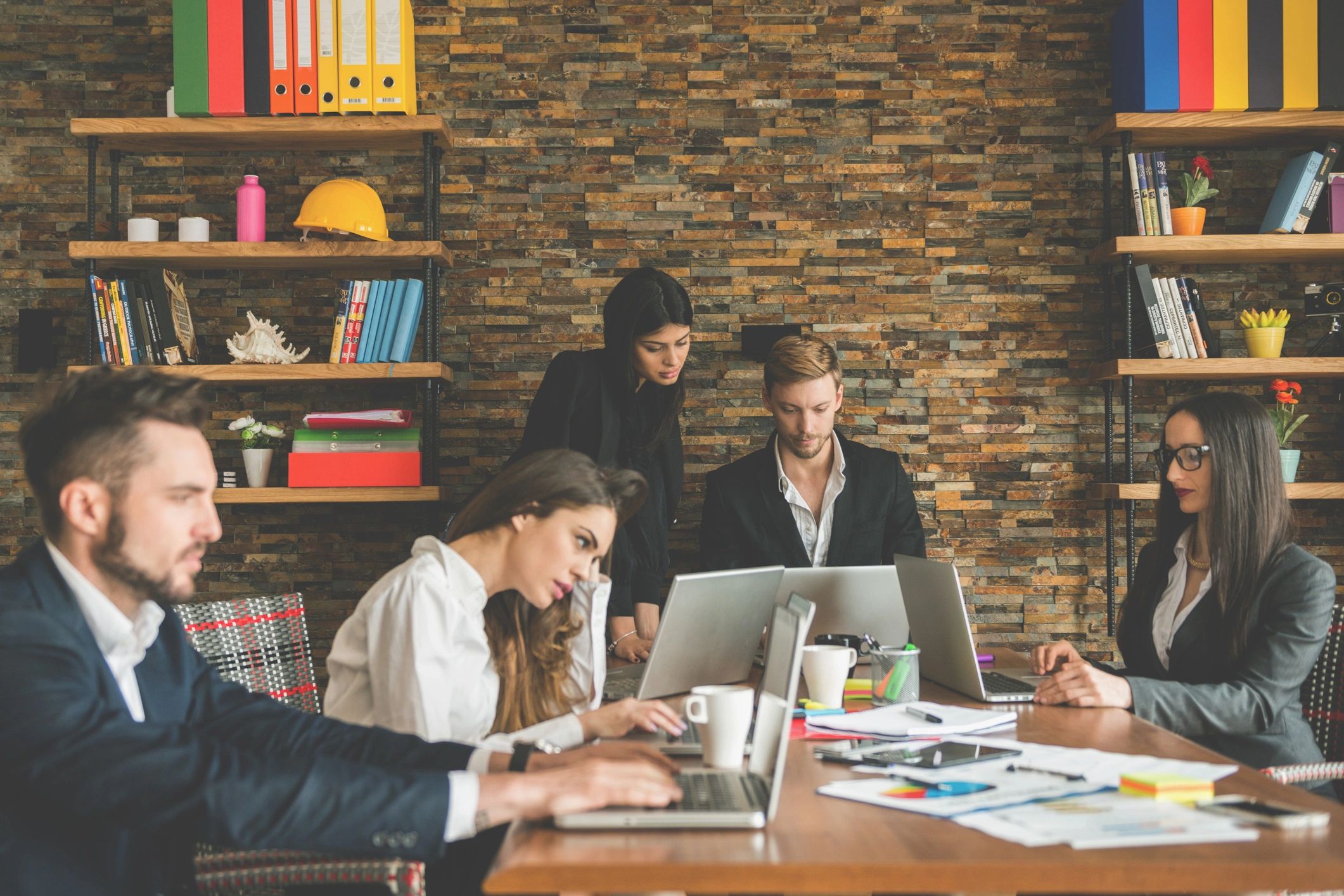 business teamwork modern office